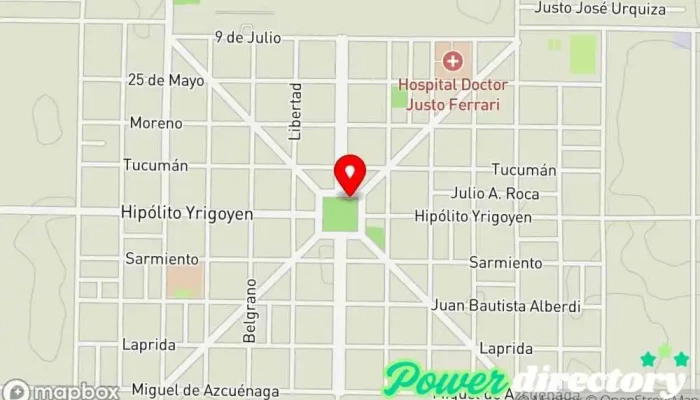 mapa de Banco de la Nación Argentina Banco en Ingeniero Luiggi