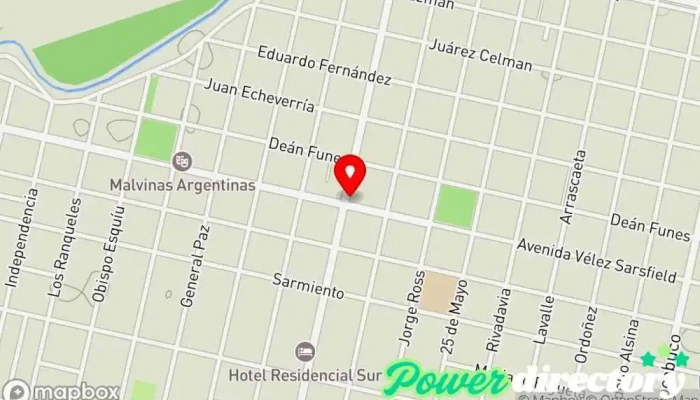 mapa de Banco de la Nación Argentina Banco en La Carlota