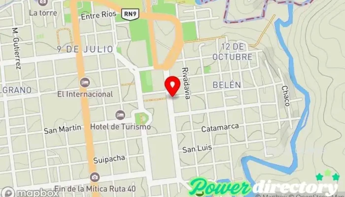 mapa de Banco de la Nación Argentina Banco en La Quiaca