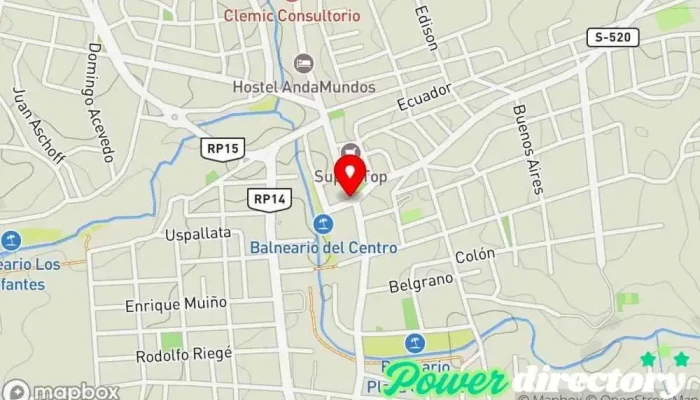 mapa de Banco de la Nación Argentina Banco en Mina Clavero