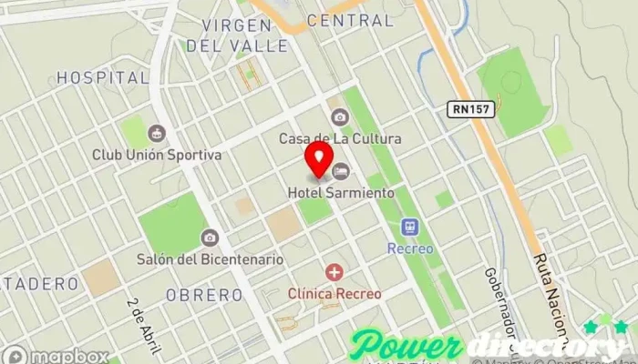 mapa de Banco de la Nación Argentina Banco en Recreo