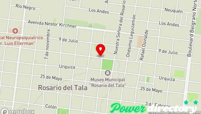 mapa de Banco de la Nación Argentina Banco en Rosario del Tala