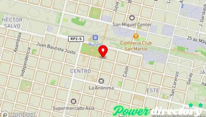 mapa de Banco de la Nación Argentina Banco en Rufino