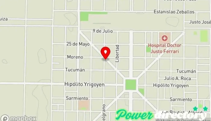 mapa de Banco de La Pampa - Ingeniero Luiggi Banco en Ingeniero Luiggi