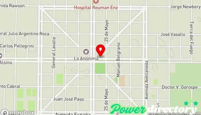 mapa de Banco de La Pampa - Intendente Alvear Banco en Int. Alvear