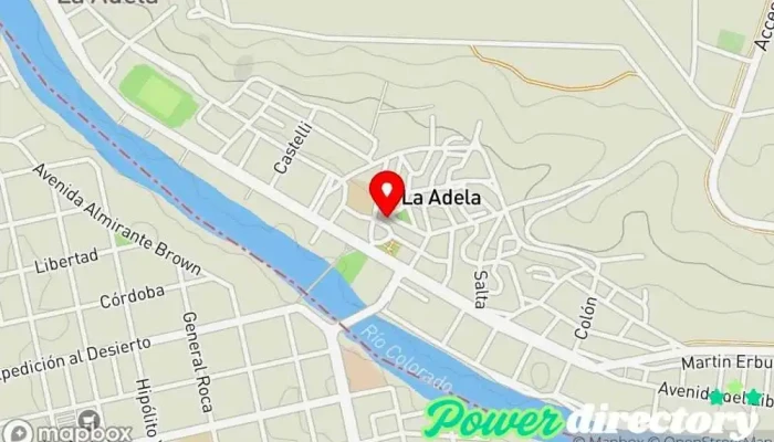 mapa de Banco de La Pampa - La Adela Banco en La Adela