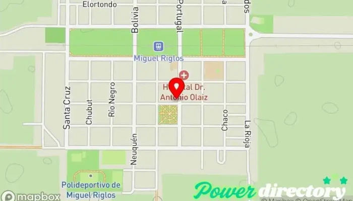 mapa de Banco de La Pampa - Miguel Riglos Banco en Miguel Riglos