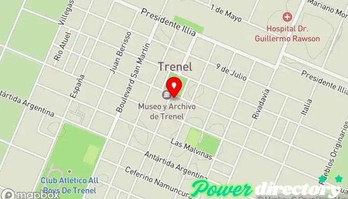mapa de Banco de La Pampa - Trenel Banco en Trenel