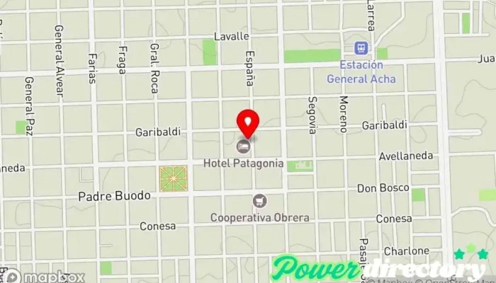 mapa de Banco de La Pampa Banco en Gral. Acha