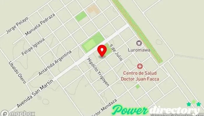 mapa de Banco De La Pampa Banco en Gral. Manuel J. Campos