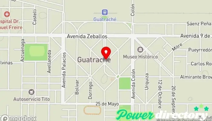 mapa de Banco de La Pampa Banco en Guatraché