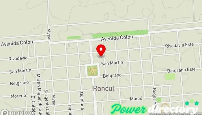 mapa de Banco de la Pampa Banco en Rancul