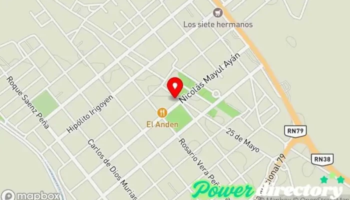 mapa de Banco de la Prov. de La Rioja Banco en Chamical
