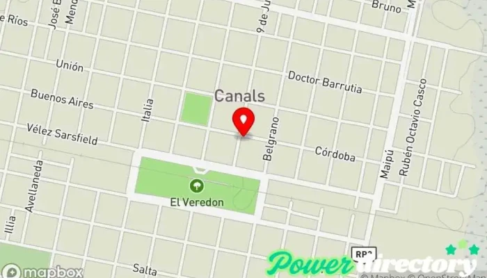 mapa de Banco De La Provincia De Cordoba Banco en Canals