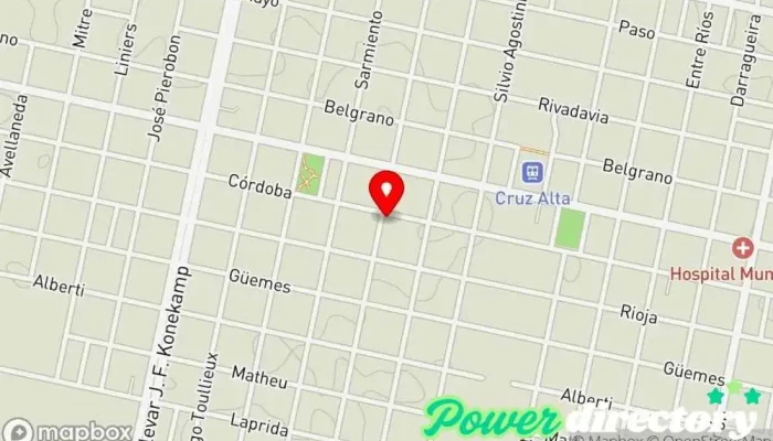mapa de Banco de la Provincia de Córdoba Banco, Cajeros automáticos en Cruz Alta