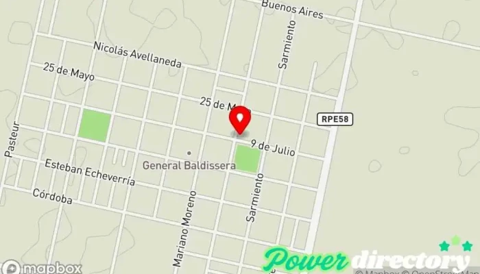 mapa de Banco De La Provincia De Cordoba Banco en Gral. Baldissera