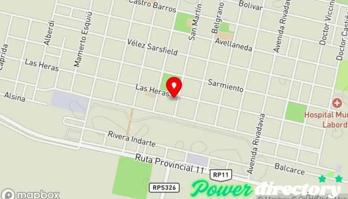 mapa de Banco de la Provincia de Córdoba Banco en Laborde