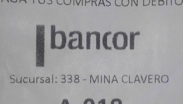 Banco de la Provincia de Cordoba - Mina Clavero