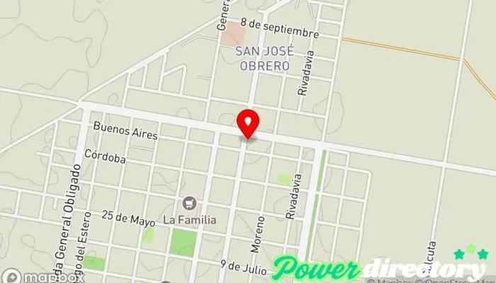 mapa de Banco de Santa Fe Bancos y finanzas en Malabrigo