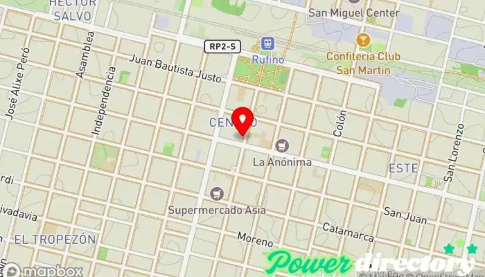 mapa de Banco de Santa Fe Banco en Rufino