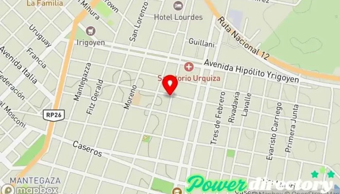 mapa de Banco Entre Ríos Banco, Cajeros automáticos en Nogoyá
