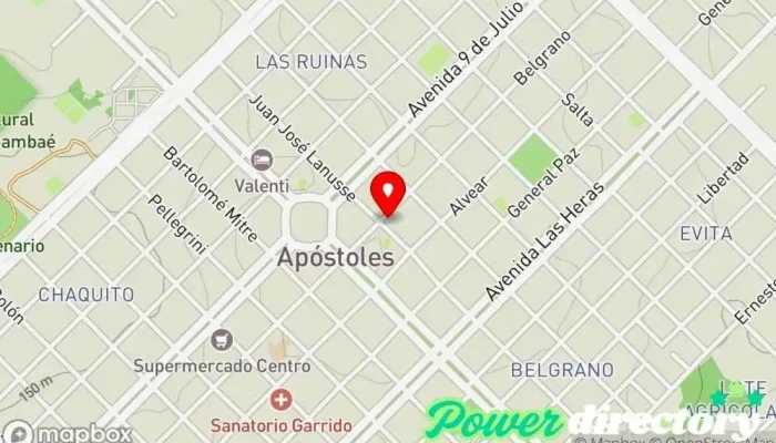 mapa de Banco Macro Banco en Apóstoles