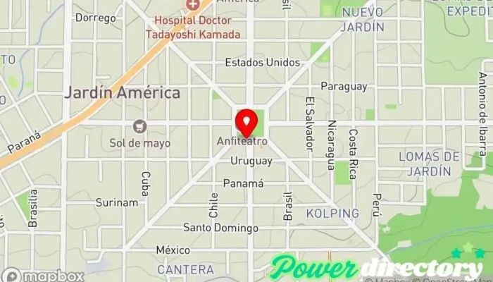 mapa de Banco Macro Banco, Cajeros automáticos en Jardín America