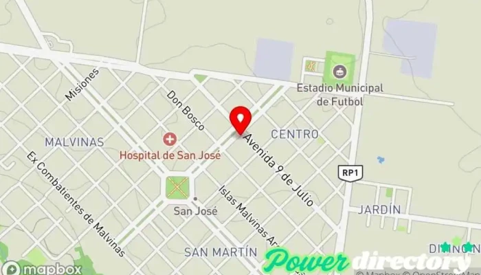mapa de Banco Macro Banco en San Jose