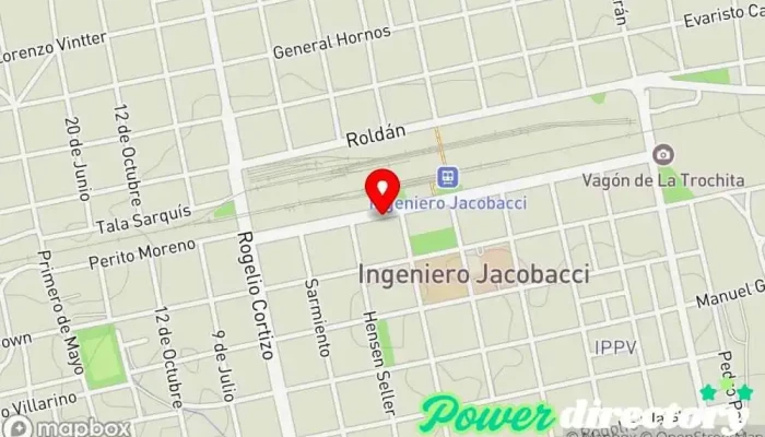 mapa de Banco Patagonia sucursal Ingeniero Jacobacci Banco en Ingeniero Jacobacci