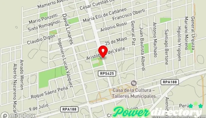 mapa de Banco Provincia de Córdoba Bancos y finanzas en Monte Cristo