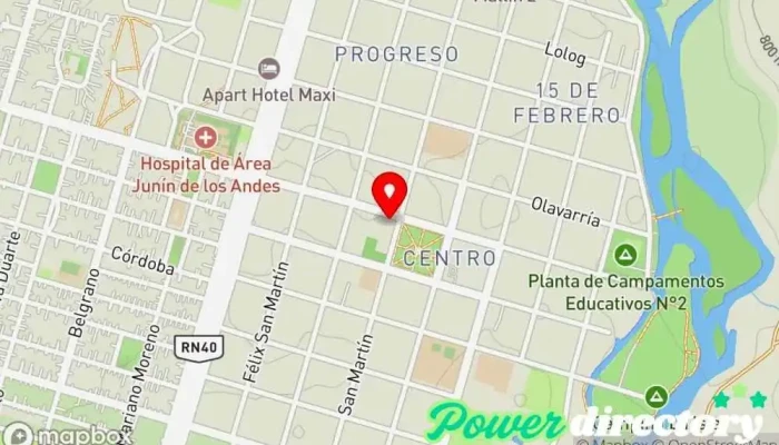 mapa de Banco Provincia del Neuquén Banco, Bancos y finanzas en Junín de los Andes