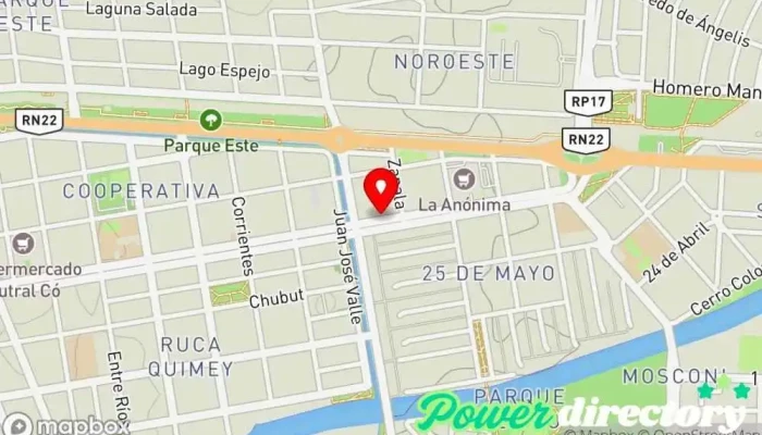 mapa de Banco Provincia Del Neuquen Banco en Plaza Huincul