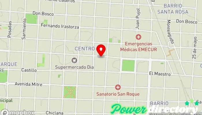 mapa de Banco Santander Rio Banco, Cajeros automáticos en Curuzú Cuatiá