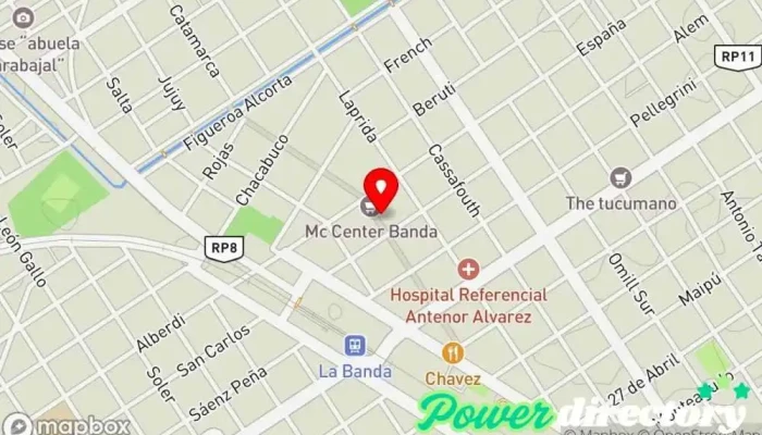 mapa de Banco Santiago del Estero - Sucursal La Banda Banco en La Banda