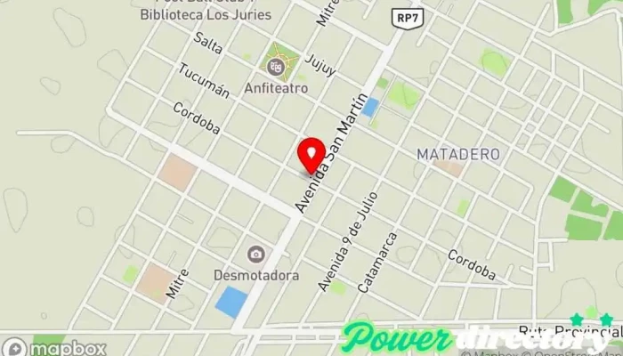 mapa de Banco Santiago del Estero - Sucursal Los Juríes Banco en Los Juries