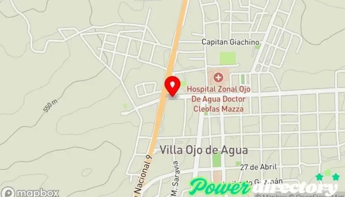 mapa de Banco Santiago del Estero - Sucursal Ojo de Agua Banco en Santiago del Estero