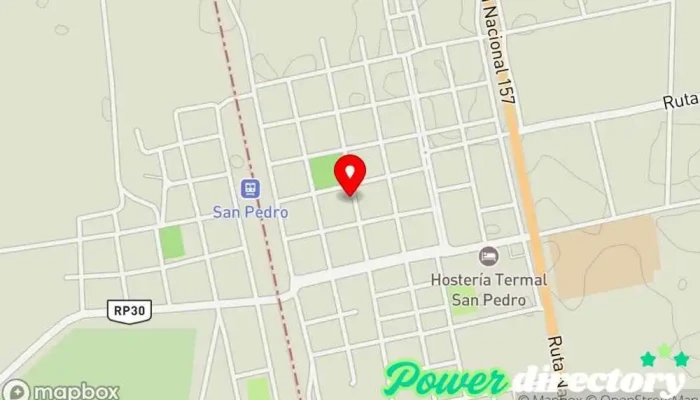 mapa de Banco Santiago del Estero Suc. San Pedro Banco en San Pedro