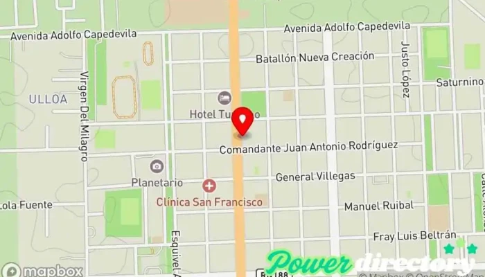 mapa de Banco Supervielle Banco en Malargüe