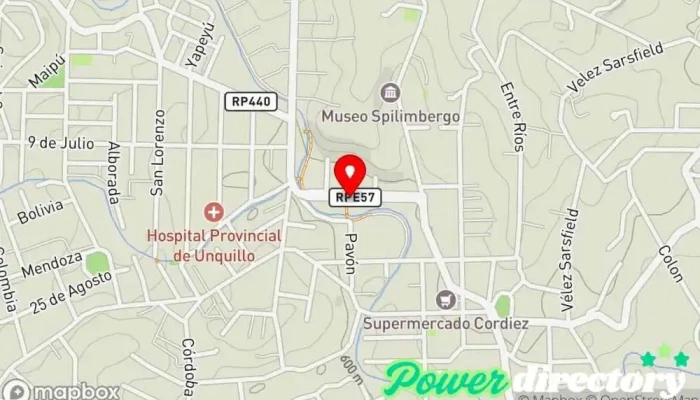 mapa de Bancor - Banco de la provincia de Córdoba Banco en Unquillo
