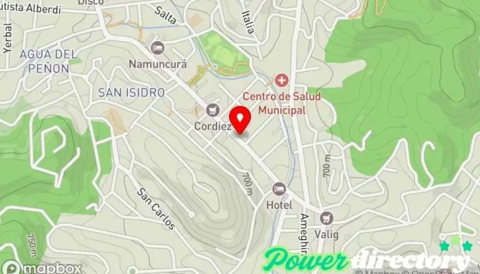 mapa de Bancor Banco de Córdoba Banco en Río Ceballos