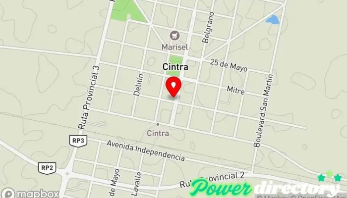mapa de Bancor Banco en Cintra