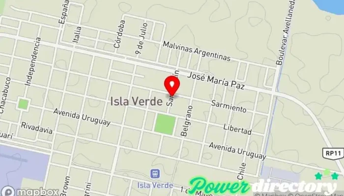 mapa de Bancor Banco en Isla Verde