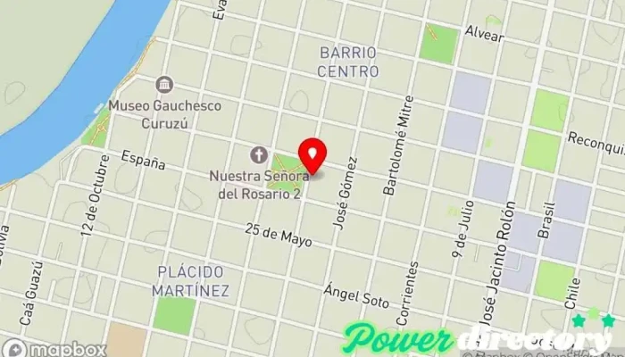 mapa de Barcelo Monica Lic Kinesiologia Fisioterapeuta en Goya