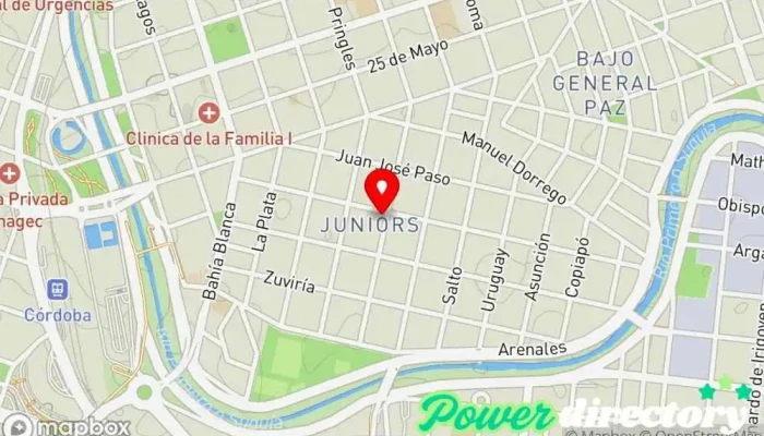 mapa de Bennasar Fisioterapia y Estética Fisioterapeuta en Córdoba