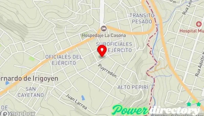 mapa de Bernardo de Irigoyen  en Bernardo de Irigoyen
