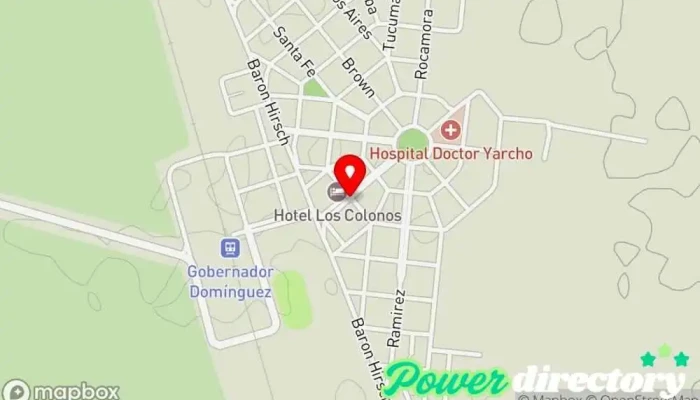mapa de Bersa Sucursal Dominguez Banco en Villa Domínguez