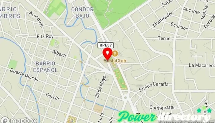 mapa de Bevacqua Fabio E Fisioterapeuta en Villa Allende