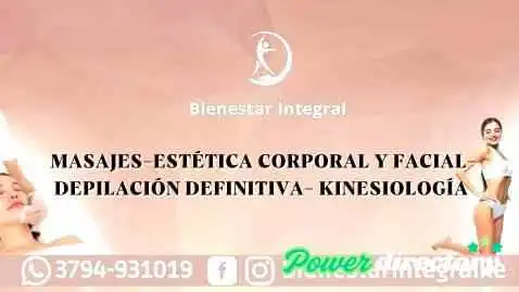 Bienestar Integral: kinesiología, masajes y estética. - Corrientes