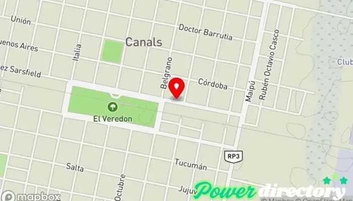 mapa de Bio Centro. Espacio Integral De Salud Centro de salud y bienestar en Canals