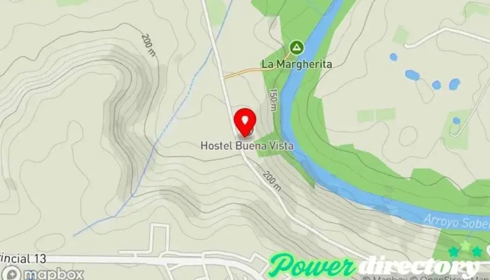 mapa de Cabañas Buena Vista Hotel en El Soberbio